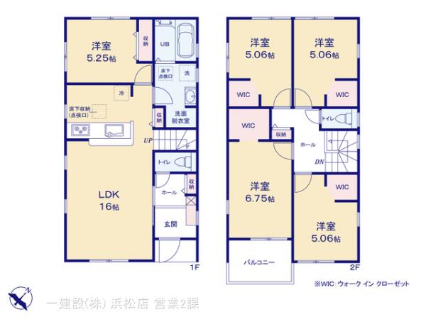 リーブルガーデン新城西入船第２期の見取り図