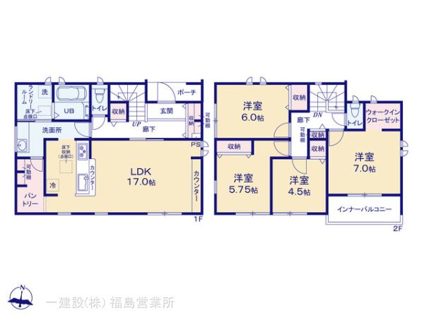 リーブルガーデン平野第８の見取り図