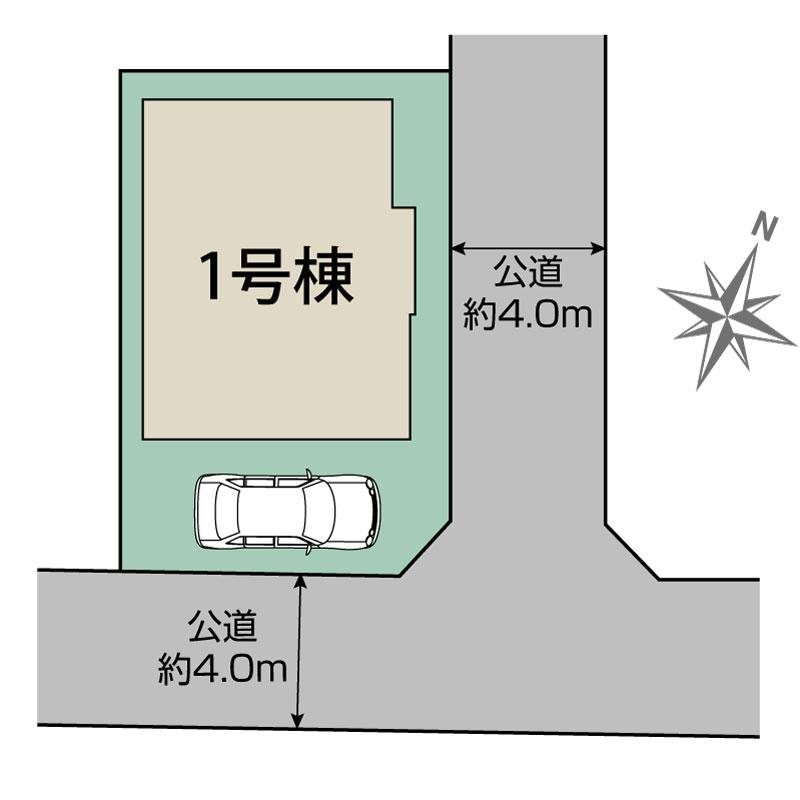 ブルーミングガーデン相模原市中央区上溝１棟の見取り図