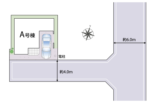ハートフルタウン川口市新堀町6番の見取り図