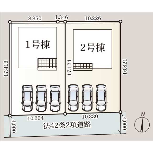 クレイドルガーデン亘理町新町 第3の見取り図