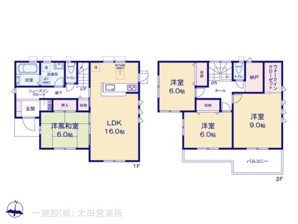 リーブルガーデン太田第７藤久良町の見取り図