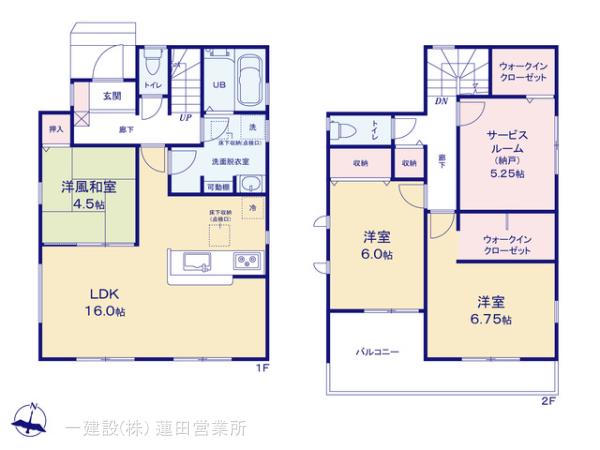 リーブルガーデン吉川市栄町第３の見取り図