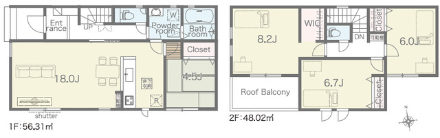 リナージュ奈良宝来町　第１期の見取り図