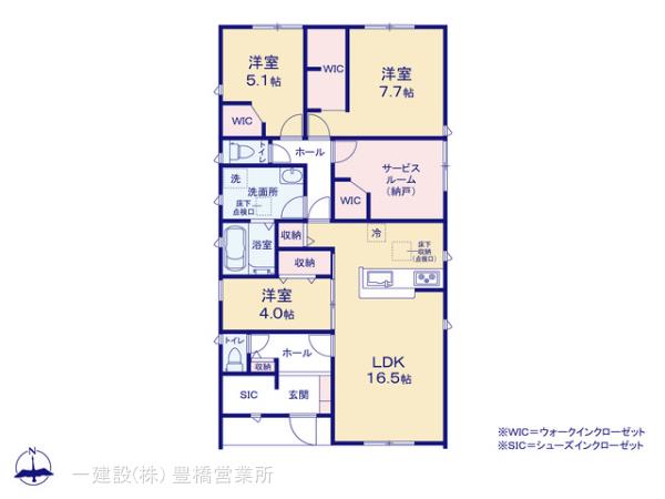 リーブルガーデン湖西市新居町浜名５８期の見取り図