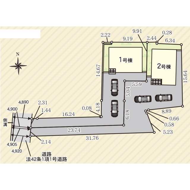 クレイドルガーデン奈良市押熊町 第3の見取り図