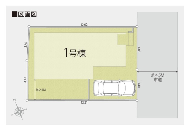 リナージュ市川宮久保６丁目　第２期の見取り図