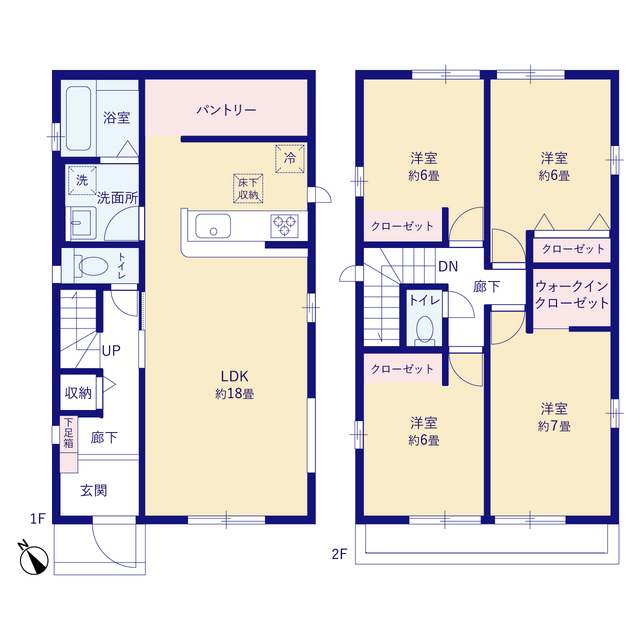 グラファーレ4217佐倉市井野２９期２棟の見取り図