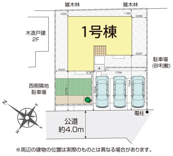 ブルーミングガーデン狭山市北入曽２期１棟の見取り図
