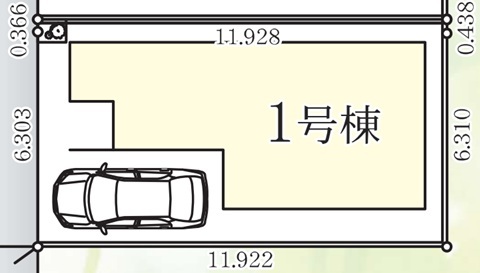 リナージュ八潮八潮７丁目　第１期の見取り図