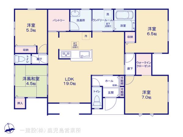 リーブルガーデン霧島市国分湊の見取り図