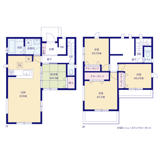グラファーレ4311平塚市寺田縄１１期３棟の見取り図