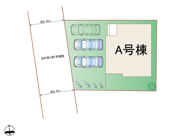 ハートフルタウン(東)一宮市起2期の見取り図