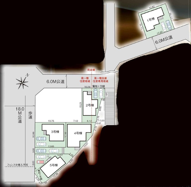 グラファーレ4341四街道市鹿渡４期５棟の見取り図