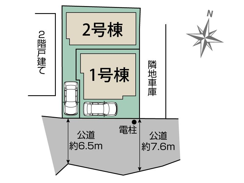 ブルーミングガーデン志木市幸町１丁目２棟の見取り図