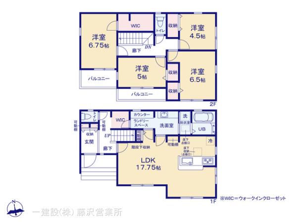 リーブルガーデン茅ヶ崎市松林２丁目第２の見取り図