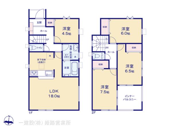 リーブルガーデン赤穂市板屋町２期の見取り図