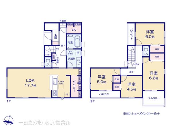 リーブルガーデン厚木市毛利台２丁目の見取り図
