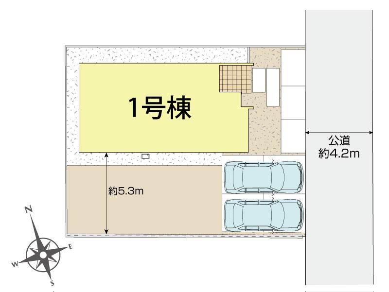 ブルーミングガーデン倉敷市川入１棟の見取り図