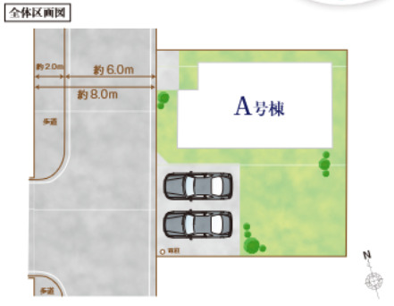 ハートフルタウン我孫子市つくし野2丁目341番の見取り図