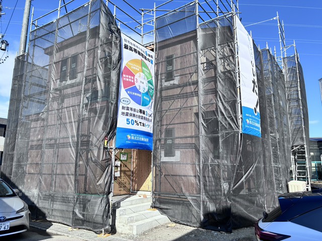 上棟しました♪2026年4月完成予定です♪