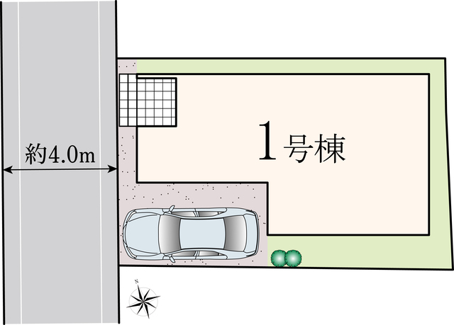 ハートフルタウン足立区古千谷本町1丁目7番の見取り図