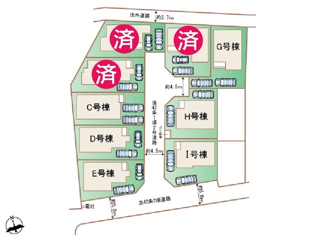 ハートフルタウン木曽東4丁目1324の見取り図