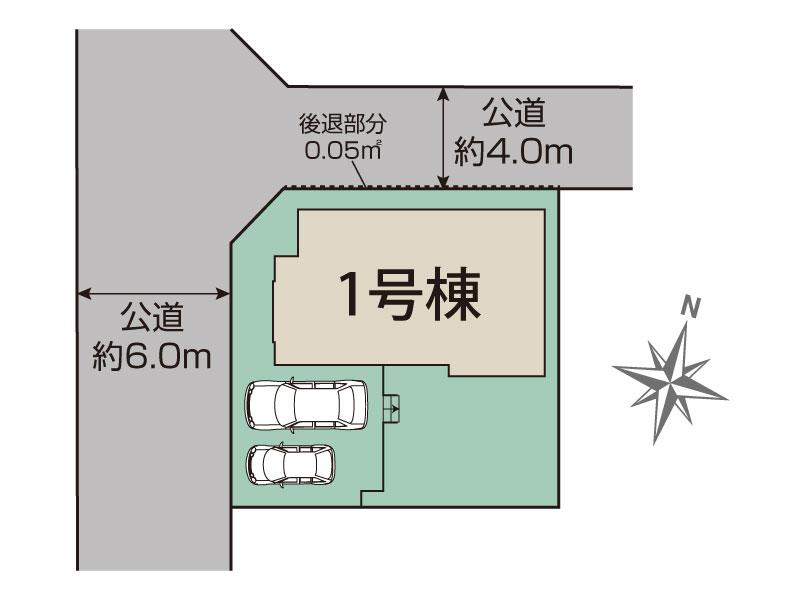 ブルーミングガーデン船橋市松が丘３丁目１棟の見取り図