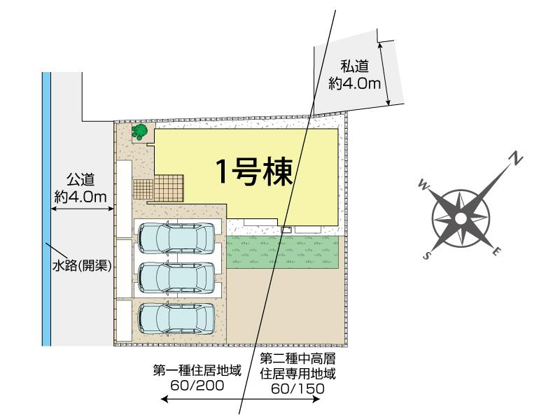 ブルーミングガーデン富士市宮島１棟の見取り図