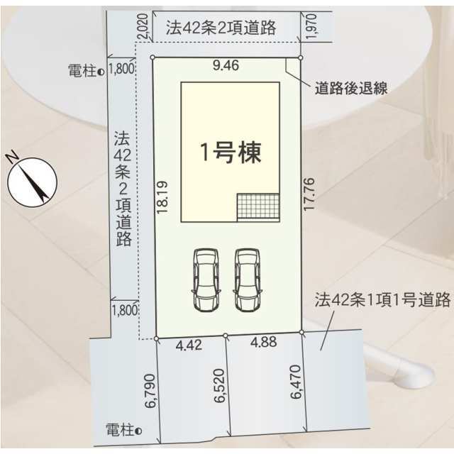 クレイドルガーデン彦根市城町 第2の見取り図