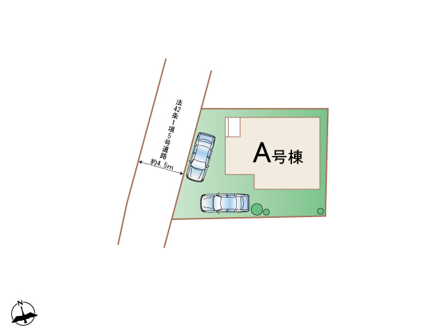 ハートフルタウン横浜市泉区和泉中央北1丁目4282番の見取り図