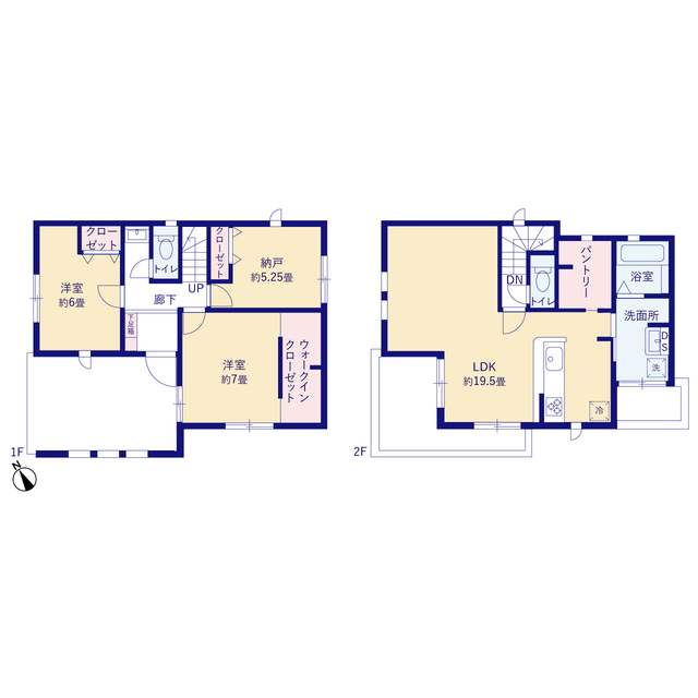 グラファーレ4250世田谷区砧１棟の見取り図