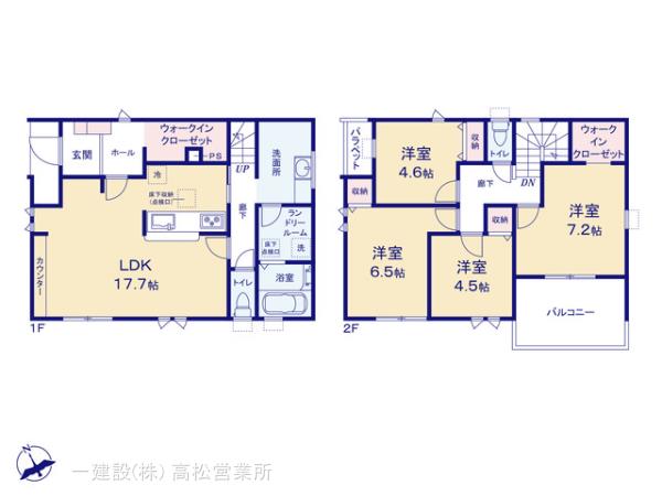 リーブルガーデン観音寺市植田町第三の見取り図