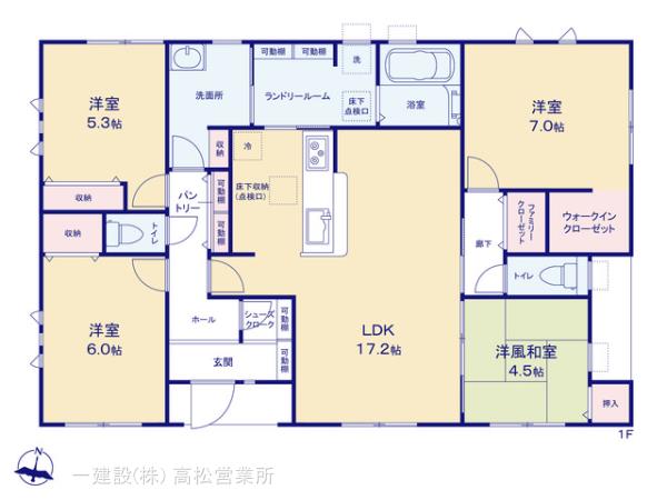 リーブルガーデン坂出市林田町第七の見取り図