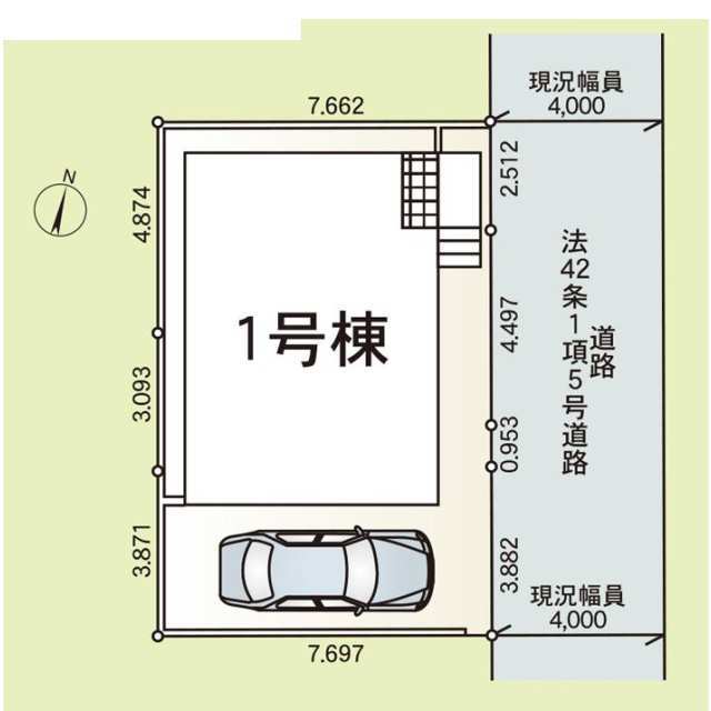 クレイドルガーデン吉川市吉川 第24の見取り図