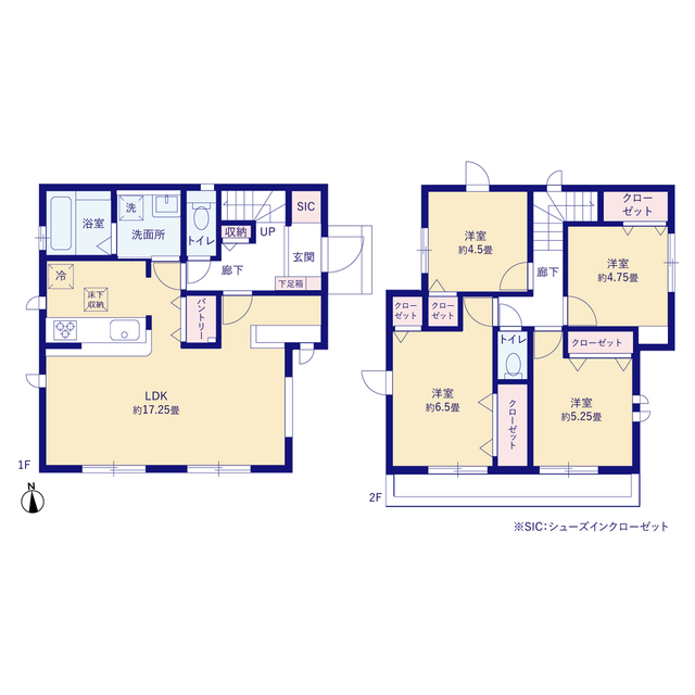 グラファーレ4314さいたま市今羽町３期８棟の見取り図