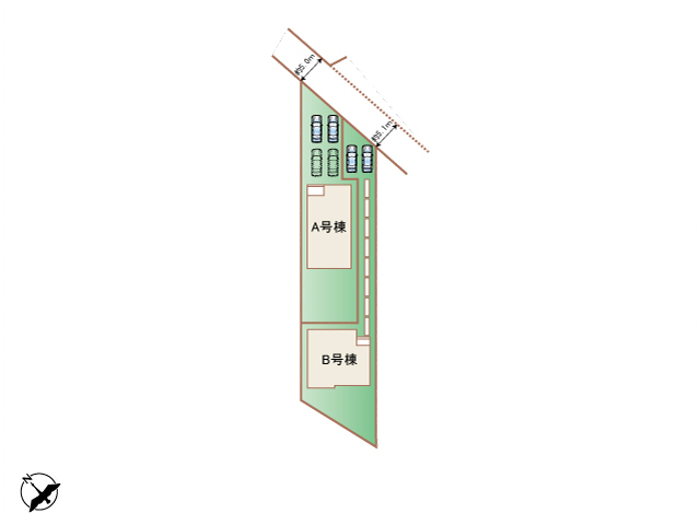 ハートフルタウン(東)津島市唐臼町2期の見取り図