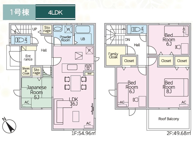 リナージュ春日井藤山台５丁目　第１期の見取り図
