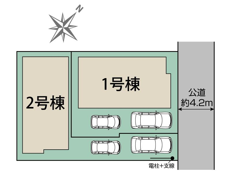 ブルーミングガーデン志木市柏町２丁目２棟の見取り図