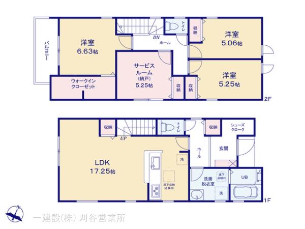 リーブルガーデン豊明市沓掛町１２期の見取り図