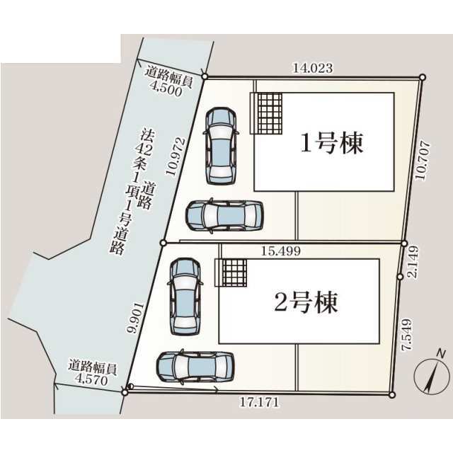 クレイドルガーデン熊谷市石原 第7の見取り図