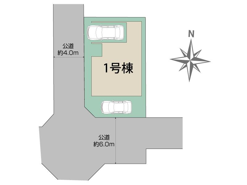 ブルーミングガーデン越谷市蒲生東町１棟の見取り図