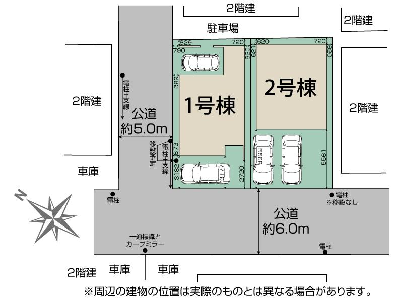 ブルーミングガーデン桶川市東２丁目２棟の見取り図