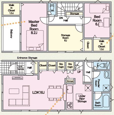 1号棟　間取り図