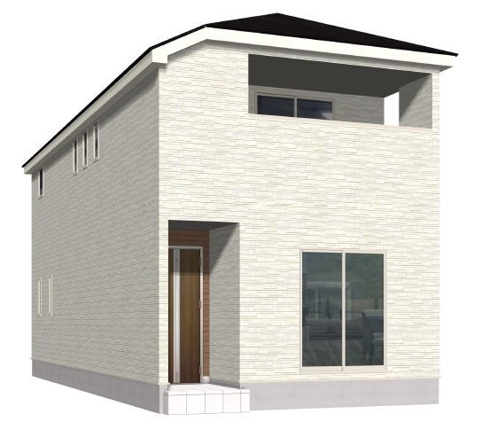 1号棟　外観パース