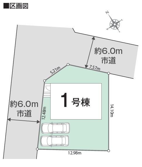リナージュ千葉花見川区宮野木台１丁目　第１期の見取り図