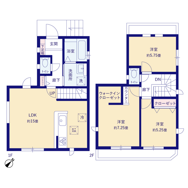 グラファーレ4210調布市深大寺東町４期１棟の見取り図