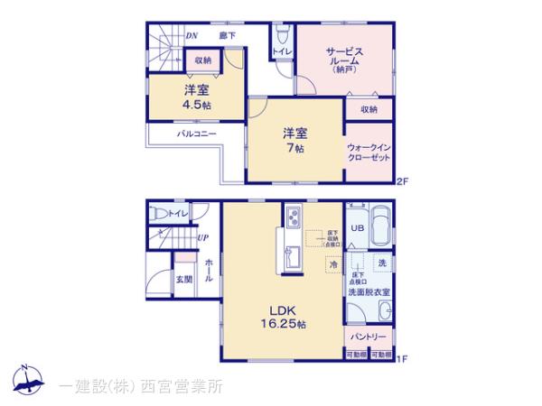 リーブルガーデン八尾市小畑町５期の見取り図