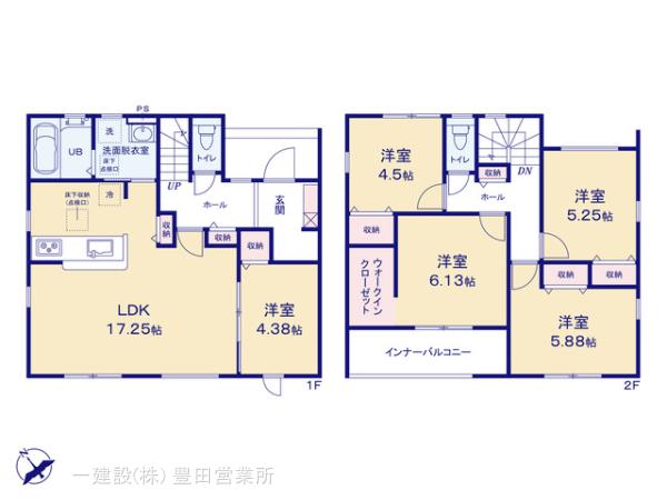 リーブルガーデン日進市梅森台第２の見取り図