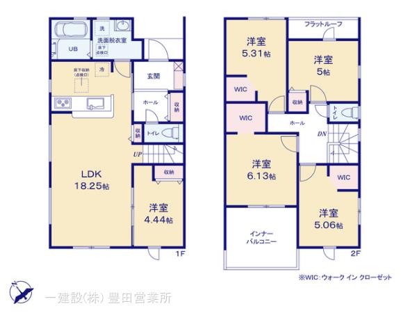 リーブルガーデン日進市梅森台第２の見取り図